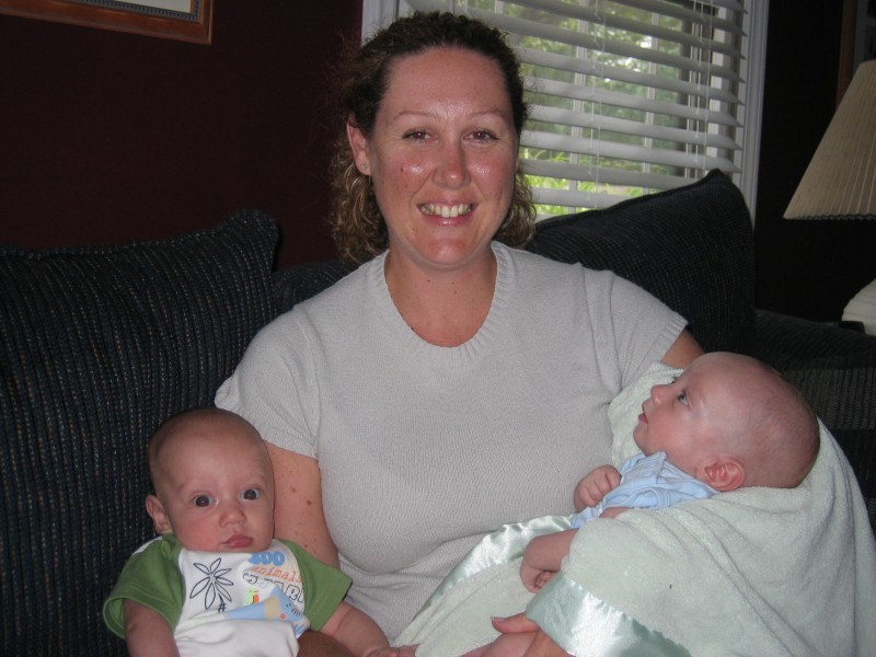 Kristin and twins